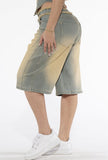 Ombré Horizon Denim Bermuda Shorts