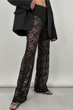 Flared Lace Pants