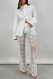 Flared Lace Pants
