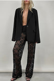 Flared Lace Pants