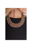 Woven Rope Detail Statement Necklace