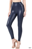 ZENANA Faux Leather Leggings Various Colors