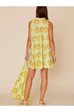 Printed Cover Up Pom Pom Tunic Dress